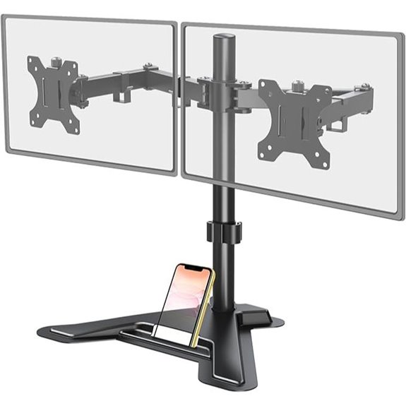 Mount Pro Dual Monitor Stand with Adjustable Height