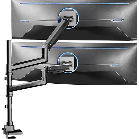 VIVO Dual Ultrawide Monitor Desk Mount (STAND-V120K)