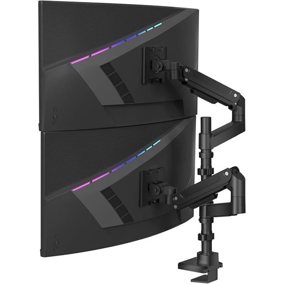 WALI Dual Monitor Mount for Ultrawide Screens