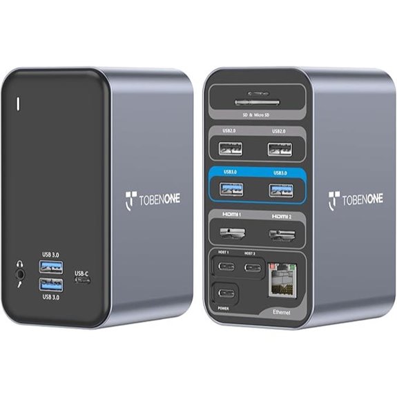 USB-C Dual Monitor Docking Station for MacBook Pro