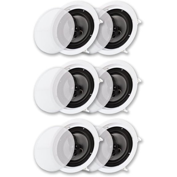 Acoustic Audio 8 Ceiling Speakers (3-Pack)