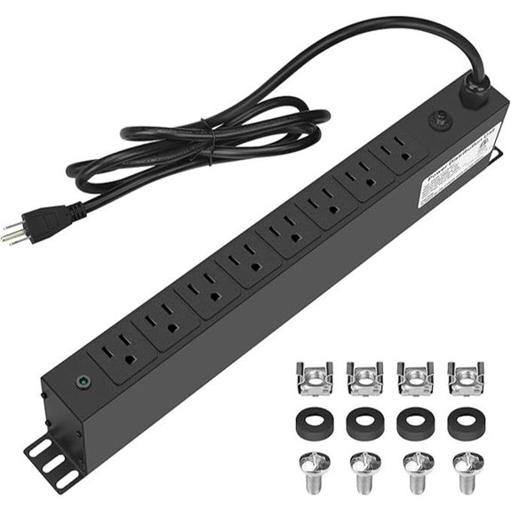 8 Outlet Power Strip with Surge Protector