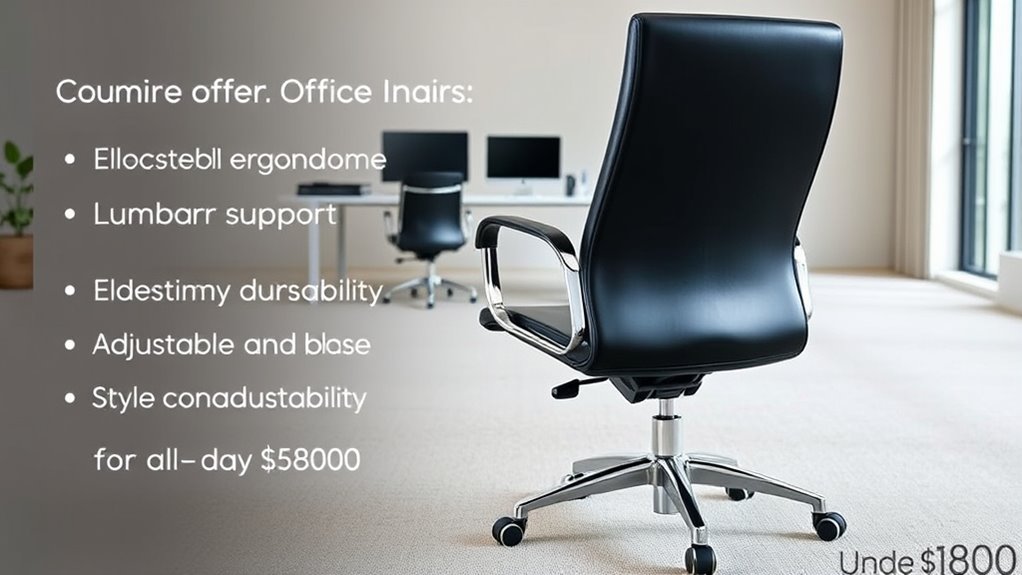 ergonomic adjustable durable comfort
