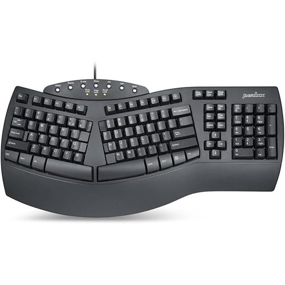 Perixx PERIBOARD-512B Ergonomic Wired Keyboard