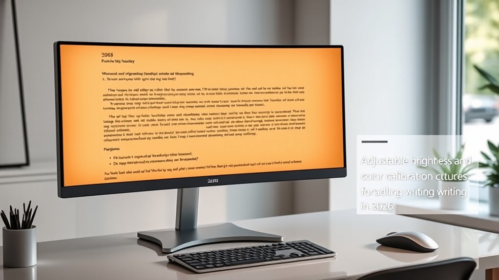 eye friendly monitor features