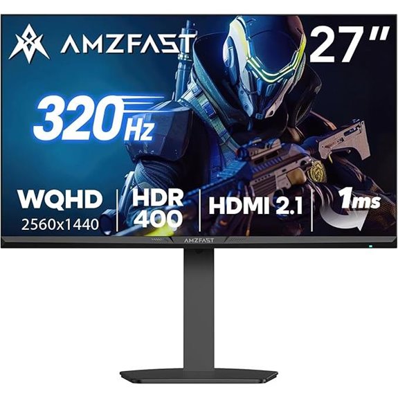Amzfast 27 Gaming Monitor 320Hz G-SYNC HDR400