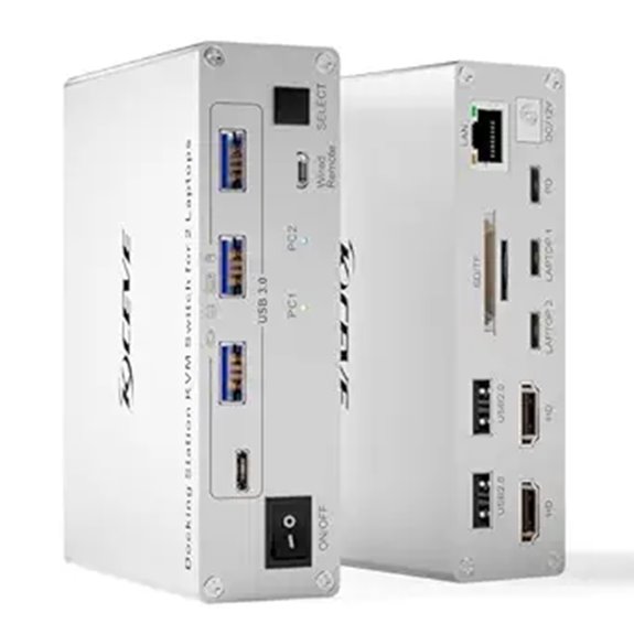 KCEVE 15-in-1 USB C Docking Station with KVM