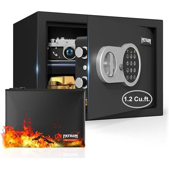 Patron Fireproof Digital Safe with Removable Shelf