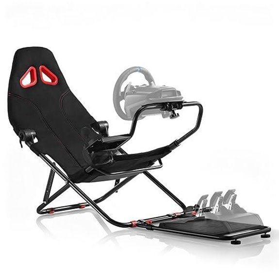 RACGTING Foldable Racing Simulator Cockpit for G29 G923