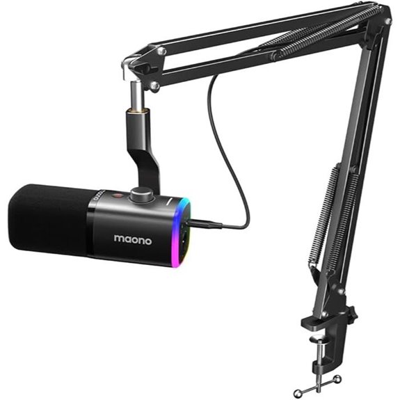 MAONO XLR/USB Gaming Microphone Kit with Boom Arm