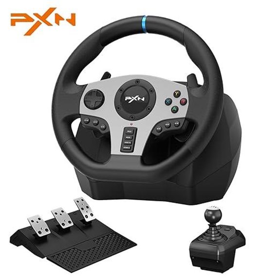PXN Gaming Racing Wheel V9 with Pedal & Shifter