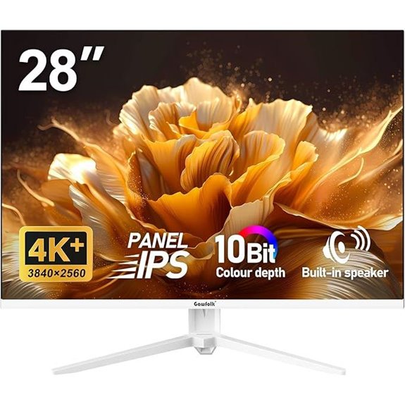Gawfolk 28 4K UHD IPS Monitor with Speakers