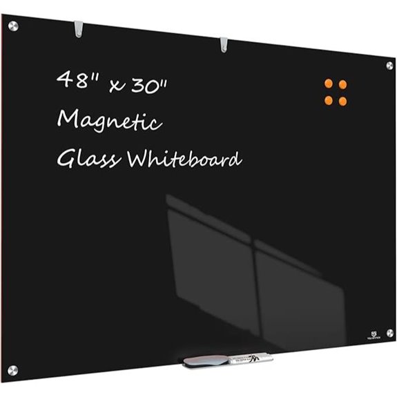 TSJ OFFICE Glass Dry-Erase Board 48x30 Inches