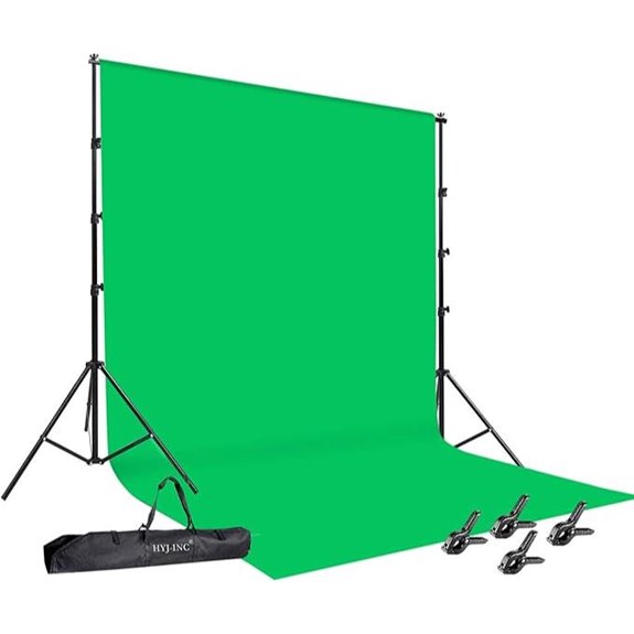 Photo Video Green Screen Backdrop Kit with Stand