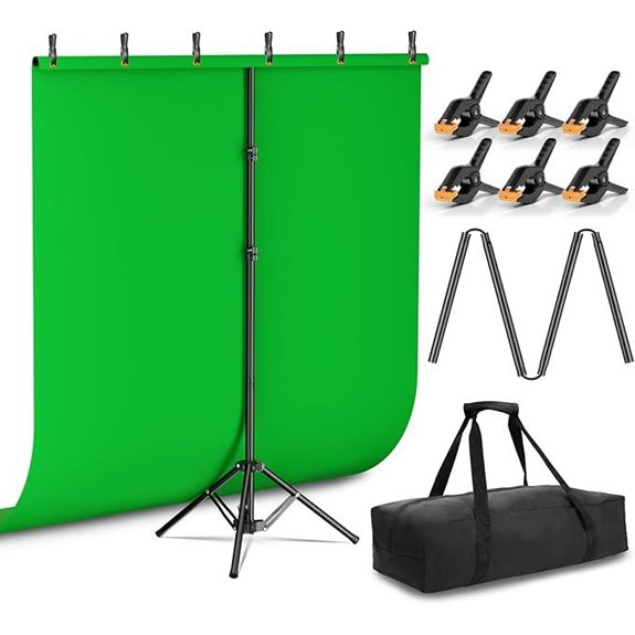 EMART Green Screen Backdrop Kit with Stand