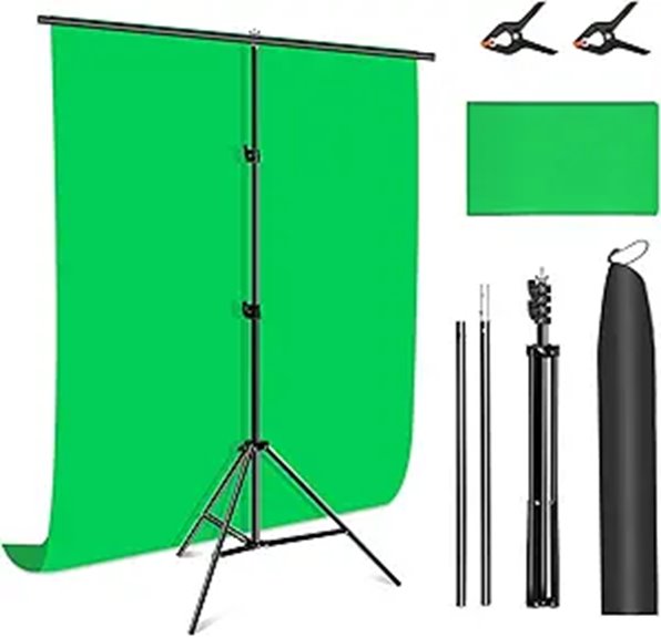 PULUZ Green Screen Backdrop Kit with Stand