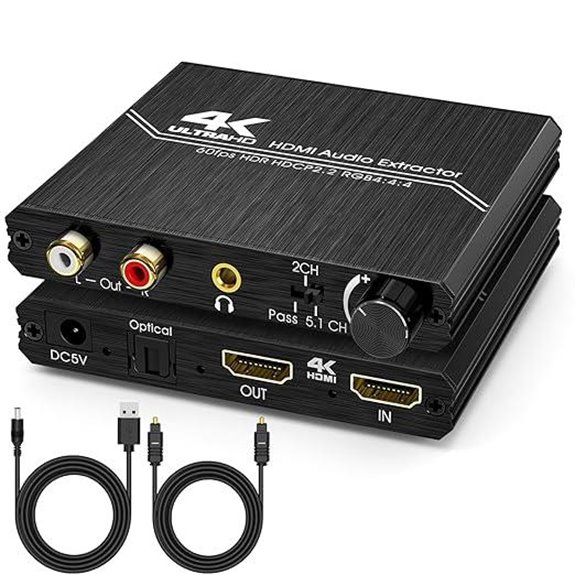 Tendak HDMI Audio Extractor with 4K Support