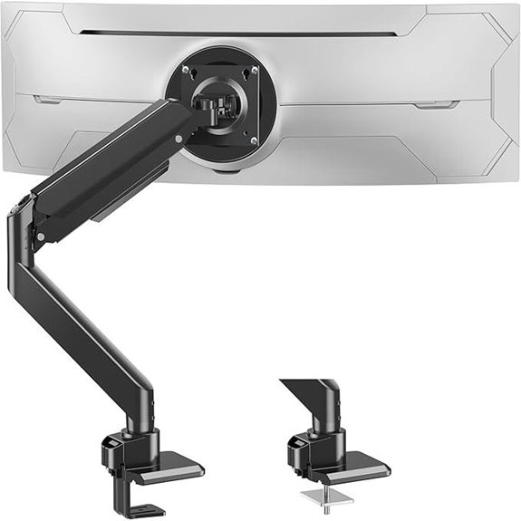 Mountup Heavy Duty Monitor Arm for 49-Inch Curved Screens