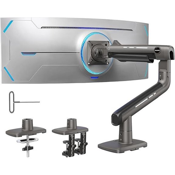 HUANUO Heavy Duty Monitor Arm for Up to 49