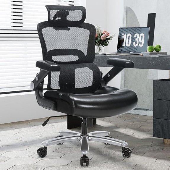 Heavy Duty Ergonomic Office Chair with Adjustable Support