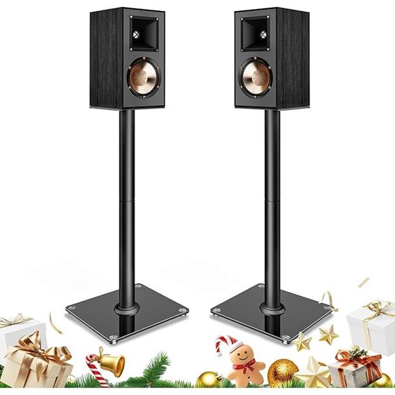 Speaker Stands Pair for Surround Sound 55 LBS