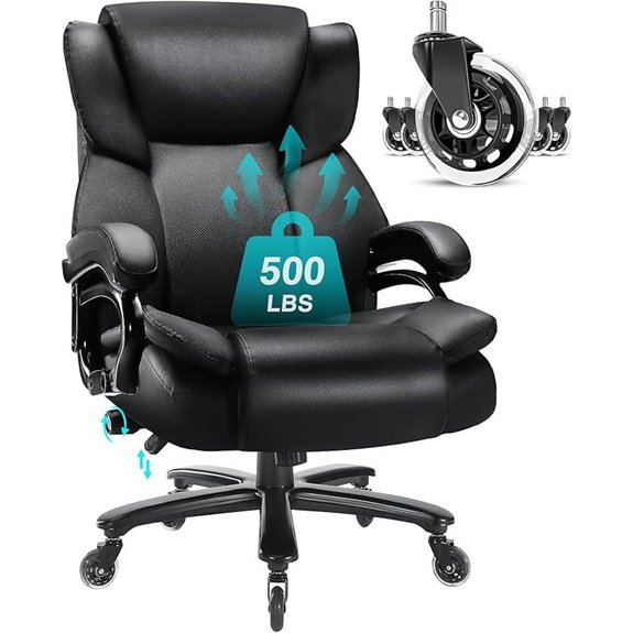 Heavy Duty 500lbs Big and Tall Office Chair