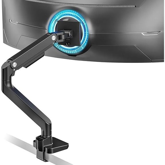 ARES WING Ultrawide Monitor Arm Heavy Duty Adjustable