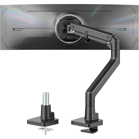 monTEK Heavy-Duty Monitor Arm for Ultrawide Screens