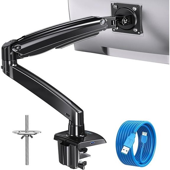 HUANUO Heavy Duty Monitor Arm for Ultrawide Screens