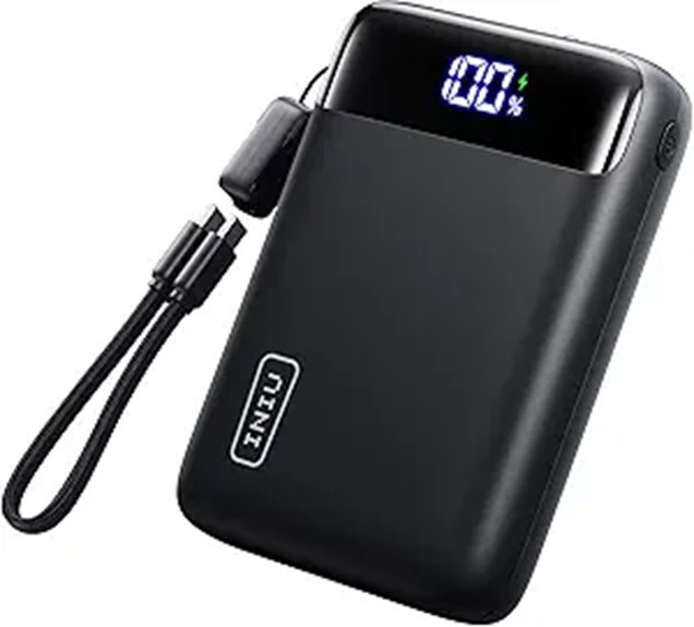 INIU 20,000mAh Portable Power Bank with Fast Charging