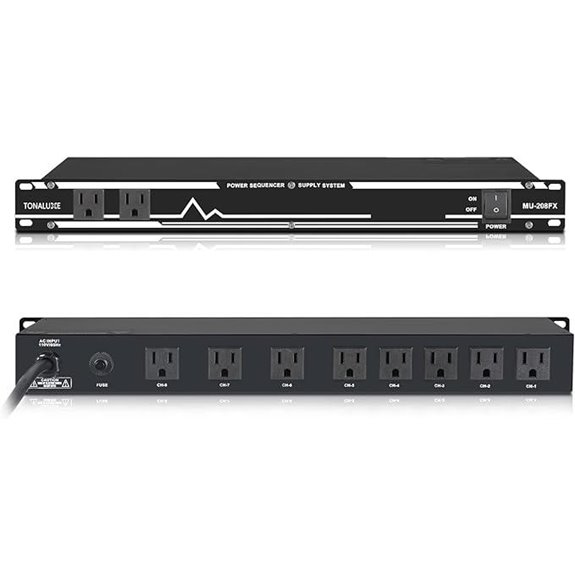 Audio Power Conditioner with 10 Outlets and Regulator