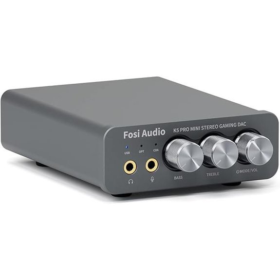Fosi K5 Pro Gaming DAC Headphone Amplifier