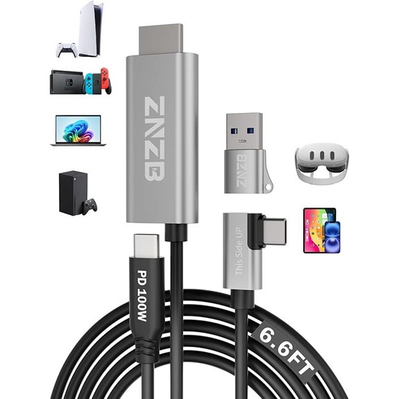 HDMI Capture Card with 100W PD for Gaming and Streaming