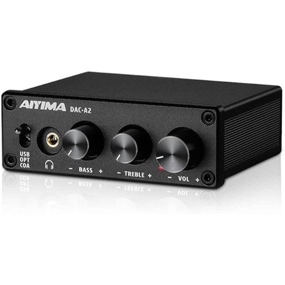 AIYIMA DAC-A2 Headphone Amplifier with Bass Controls