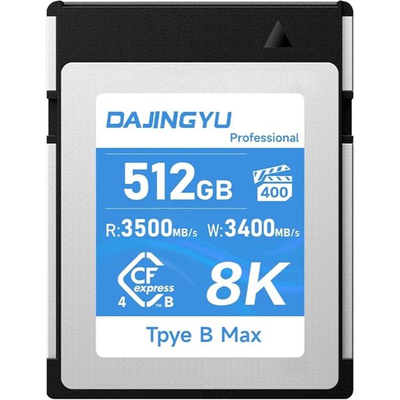 512GB CFexpress Type B 4.0 Memory Card for Cameras