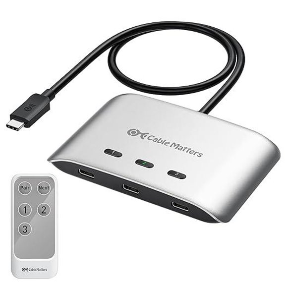 Cable Matters 20Gbps USB-C Switch with 8K Support