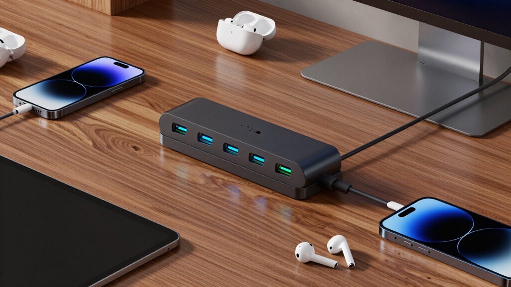 high watt usb c charging stations