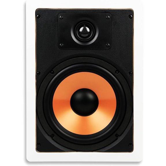 Micca M-8S In-Wall Speaker 8 Woofer White