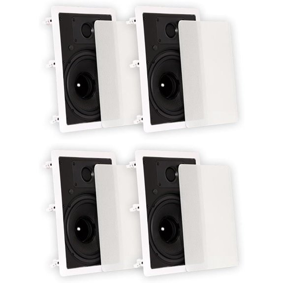 Theater Solutions TS80W 8 In-Wall Surround Speakers