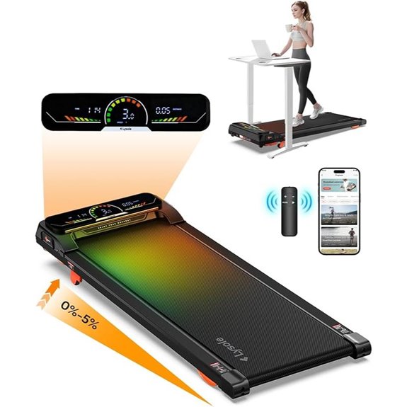 incline walking treadmill remote