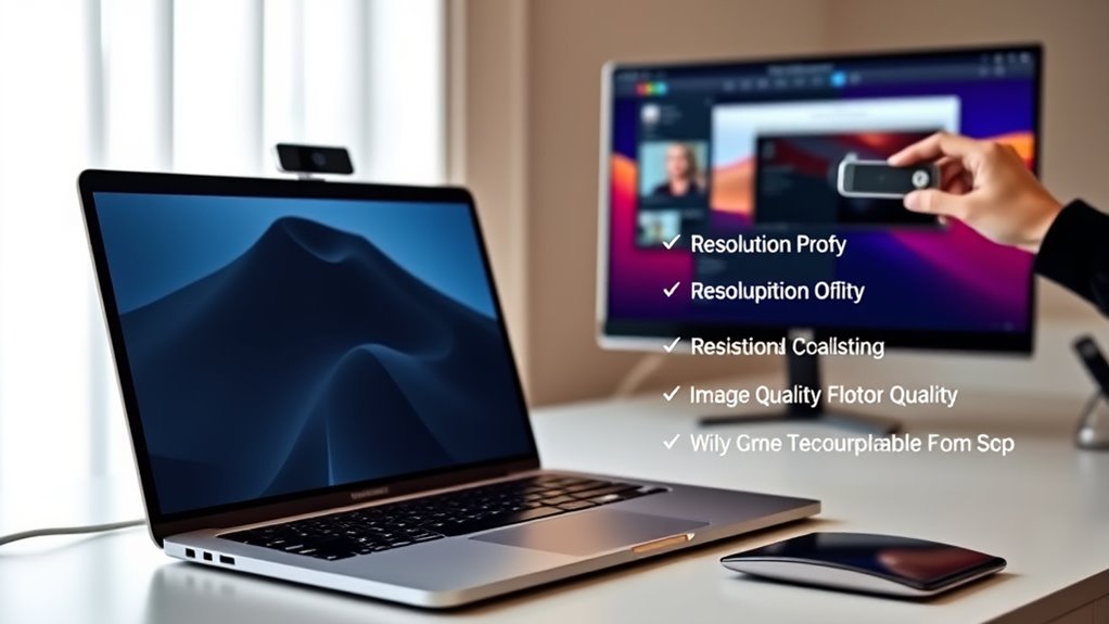 key factors for webcam