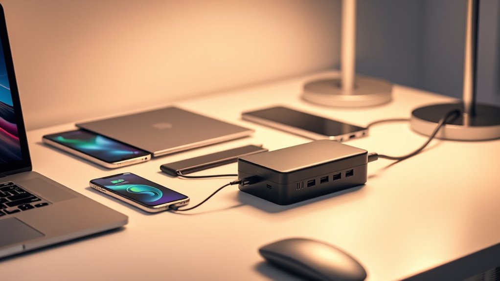 key features for desk chargers