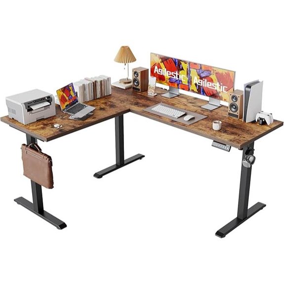 Agilestic 59 L-Shaped Electric Sit-Stand Desk