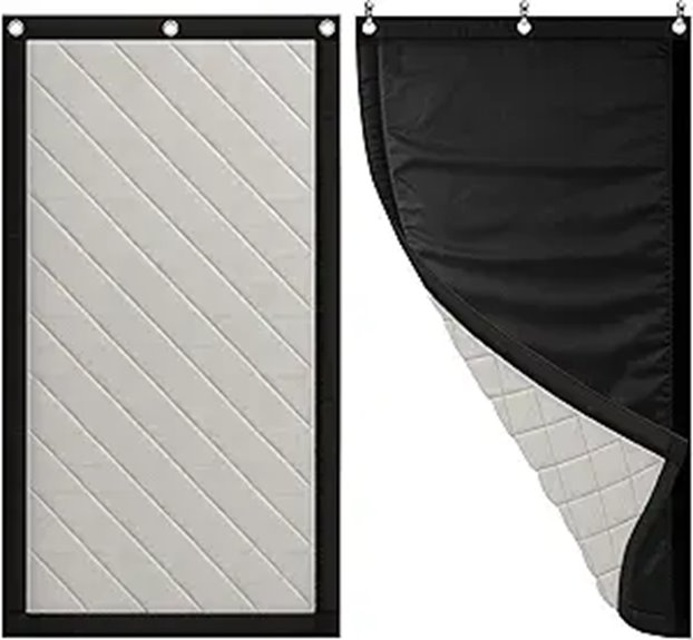 Soundproof Curtain 82.6 x 47.2 with Grommets