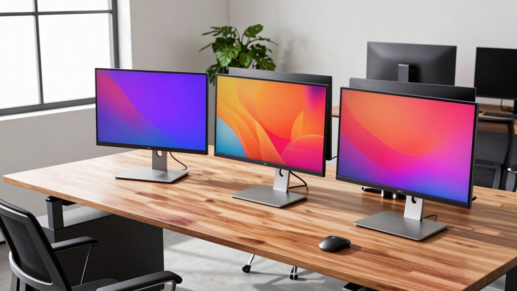 large monitor sit stand converters