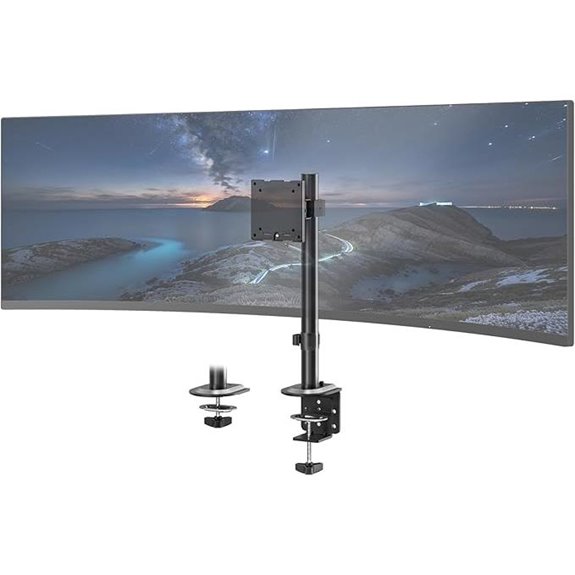 Heavy Duty Monitor Arm for Up to 49-Inch Screens