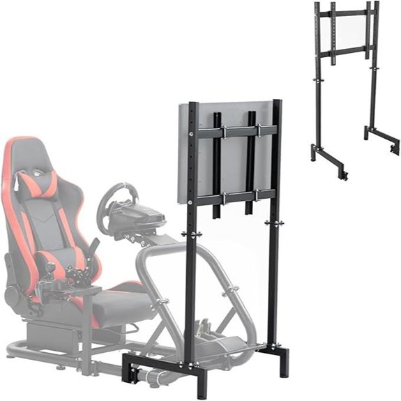 Racing Simulator Display Bracket for Large Tubes