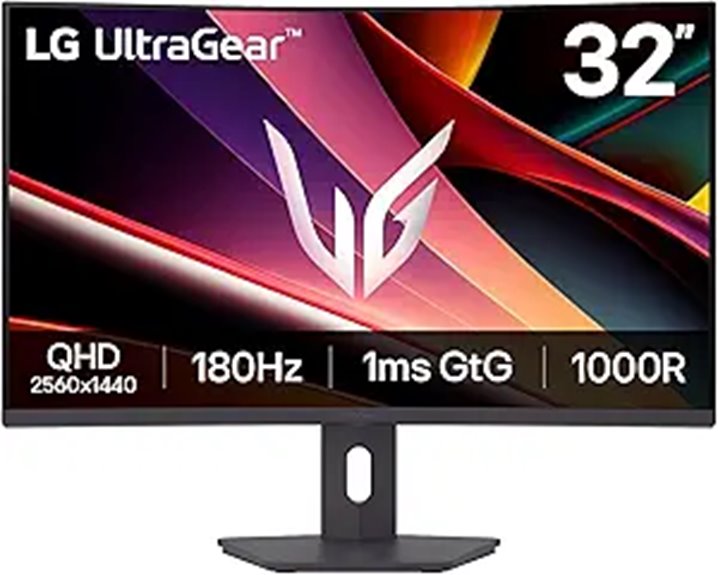 LG 32G600A-B Ultragear Curved Gaming Monitor