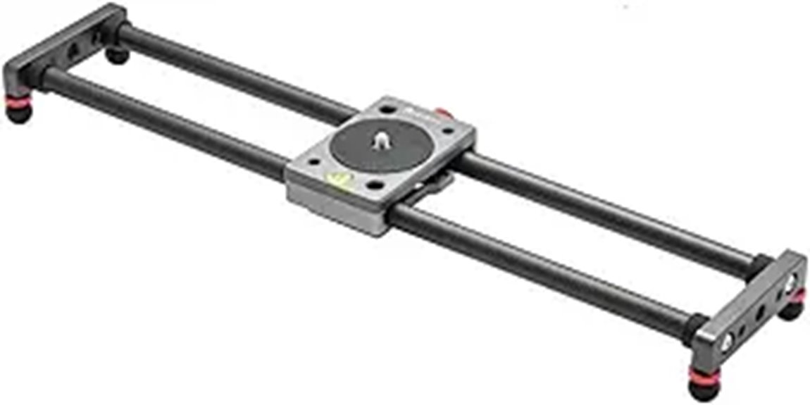 Mini Carbon Fiber Camera Slider for Smartphones and DSLRs