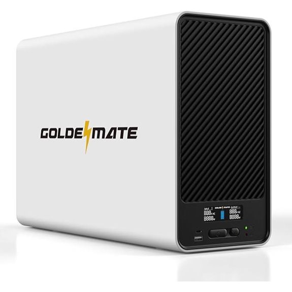 GOLDENMATE Lithium UPS Battery Backup with LCD